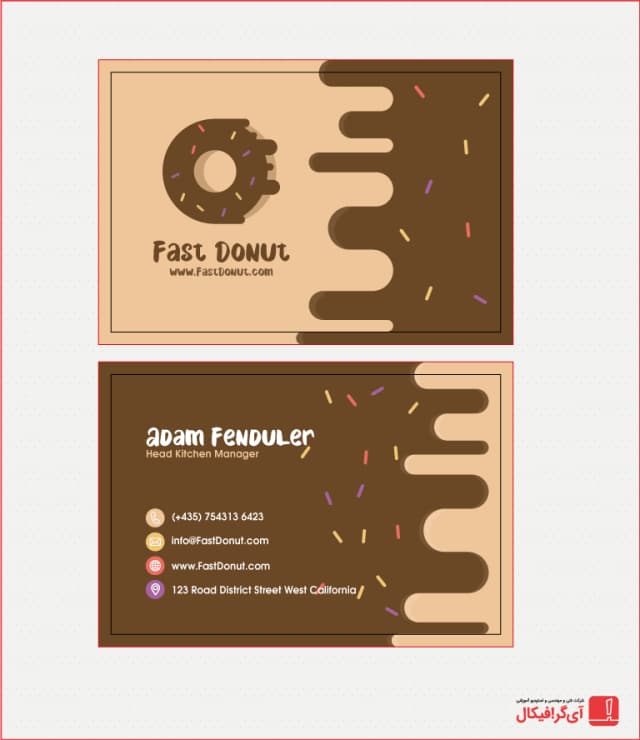 دوره طراحی کارت ویزیت برش خاص و معمول